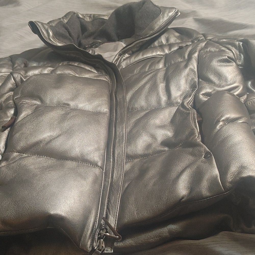 Pristine high end RLX Ralph Lauren lambskin coat, small